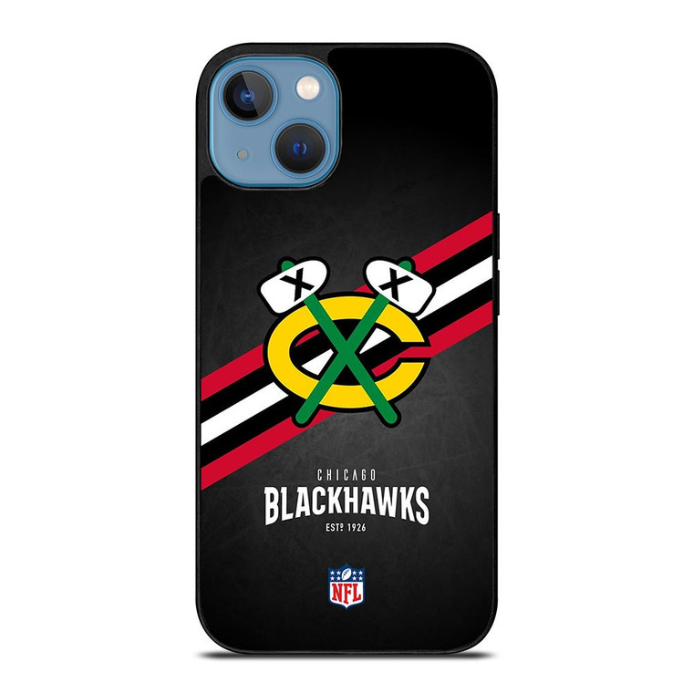 CHICAGO BLACKHAWKS NFL SYMBOL iPhone 13 Case Cover