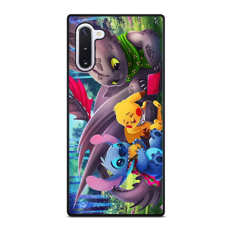 TOOTHLESS STITCH PIKACHU Samsung Galaxy Note 10 Case Cover