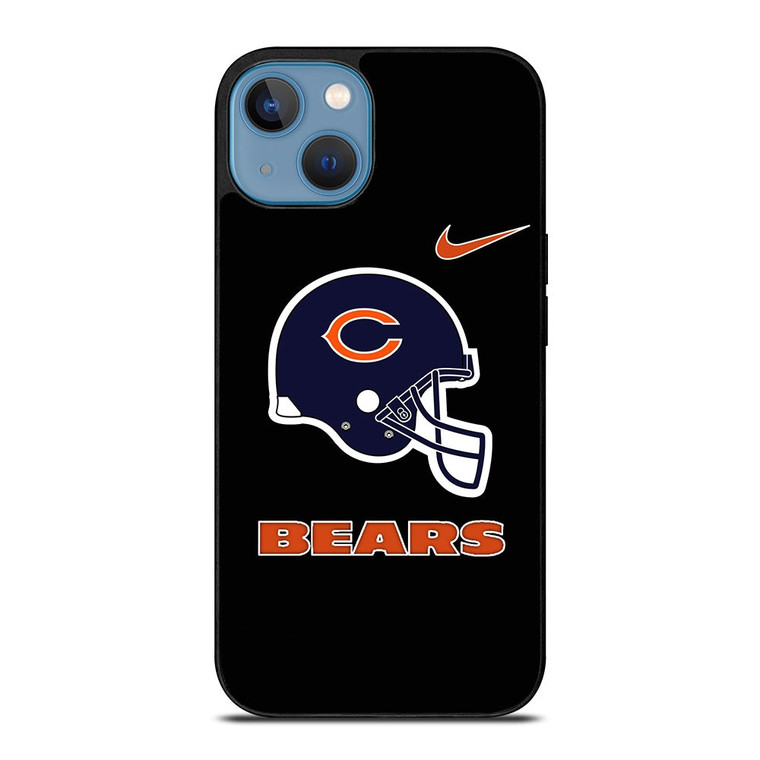 CHICAGO BEARS NFL HELMET NIKE iPhone 13 Case Cover