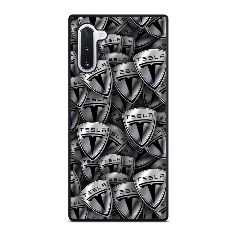 TESLA METAL LOGO COLLAGE Samsung Galaxy Note 10 Case Cover
