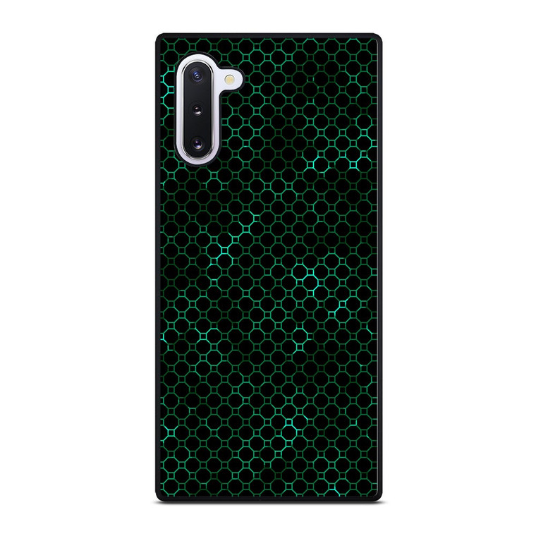 STYLISH HEXAGONAL GREEN PATTERN Samsung Galaxy Note 10 Case Cover