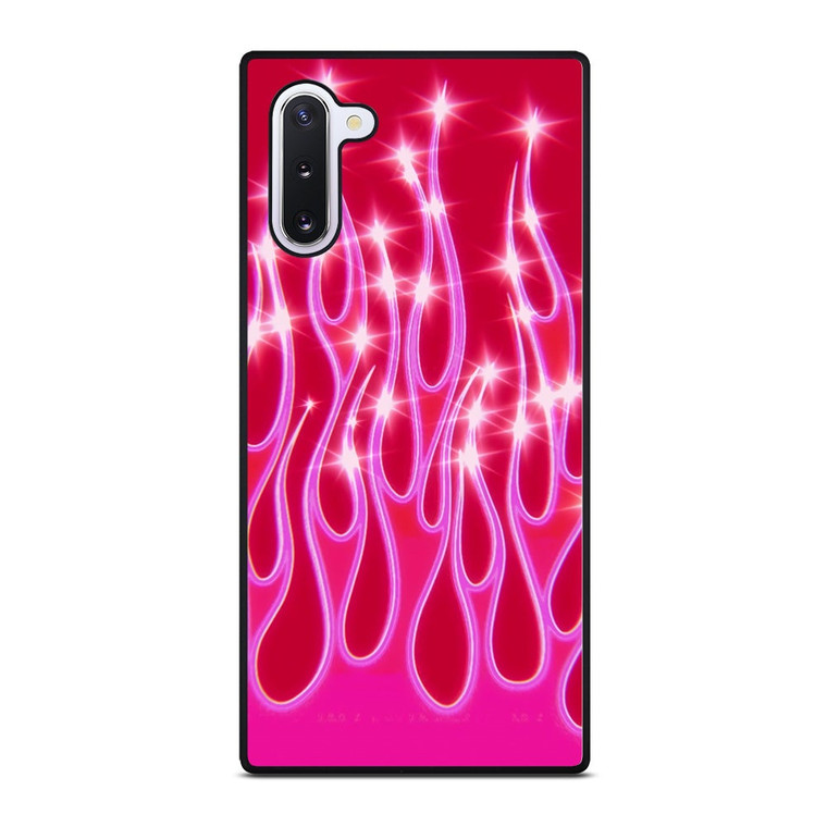 SNINY PINK FLAMES Samsung Galaxy Note 10 Case Cover