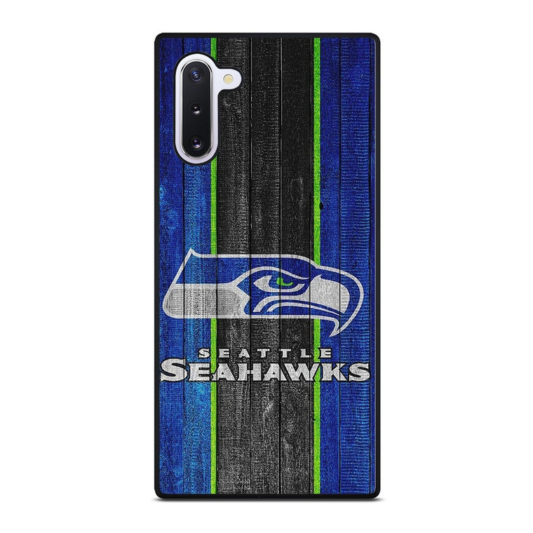SEATTLE SEAHAWKS WOODEN LOGO NFL Samsung Galaxy Note 10 Case Cover