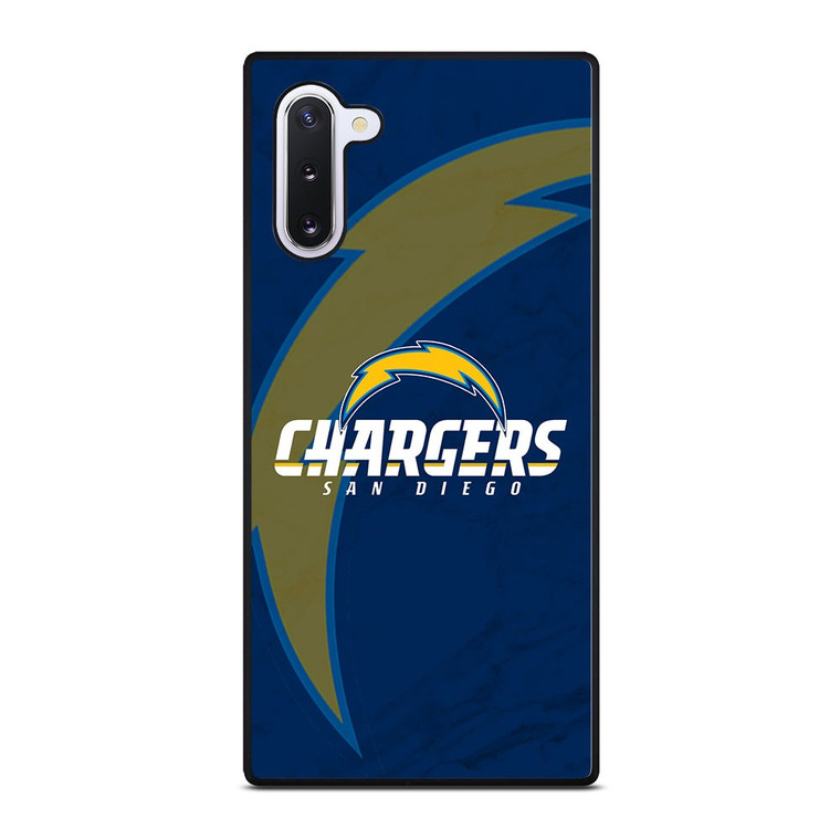 SAN DIEGO CHARGERS MARBLE Samsung Galaxy Note 10 Case Cover