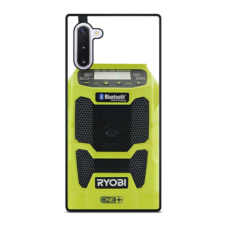 RYOBI JOBSITE RADIO Samsung Galaxy Note 10 Case Cover