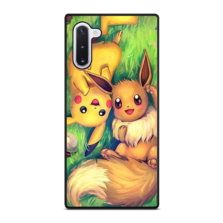 POKEMON EEVEE AND PIKACHU Samsung Galaxy Note 10 Case Cover
