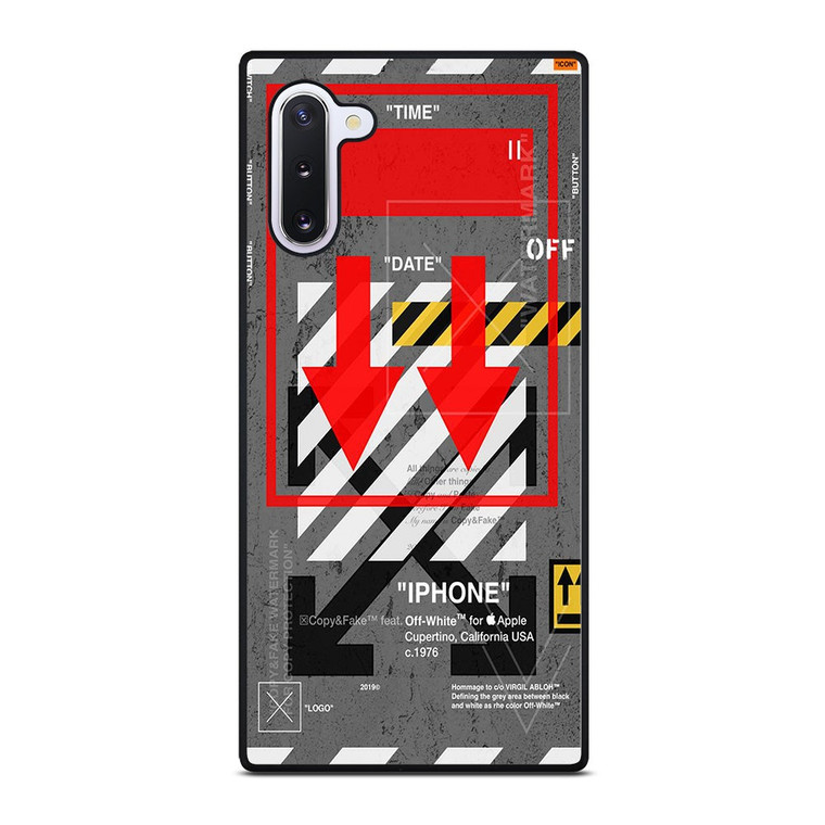 OFF WHITE ARROW DOWN Samsung Galaxy Note 10 Case Cover