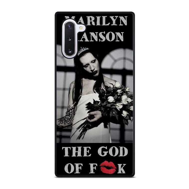 MARILYN MANSON THE GOD OF FUCK Samsung Galaxy Note 10 Case Cover