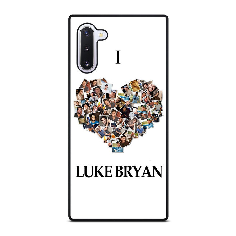 I LOVE LUKE BRYAN COLLAGE Samsung Galaxy Note 10 Case Cover