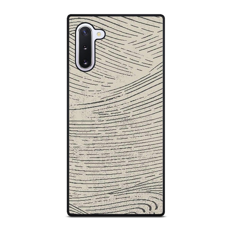 HAND DRAWING WAVES PATTERN Samsung Galaxy Note 10 Case Cover