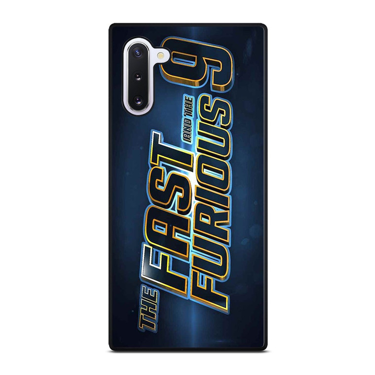 DOM FAST AND FURIOUS 9 LOGO Samsung Galaxy Note 10 Case Cover