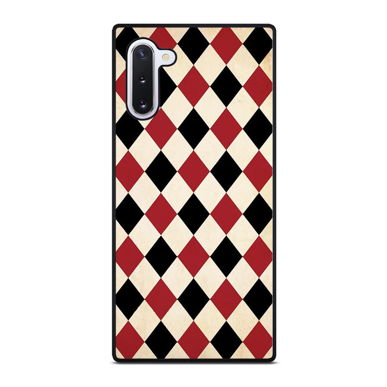 DIAMOND RED BACK PATTERN Samsung Galaxy Note 10 Case Cover