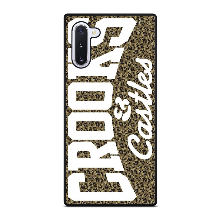 CROOKS AND CASTLES LEOPARD SKIN Samsung Galaxy Note 10 Case Cover