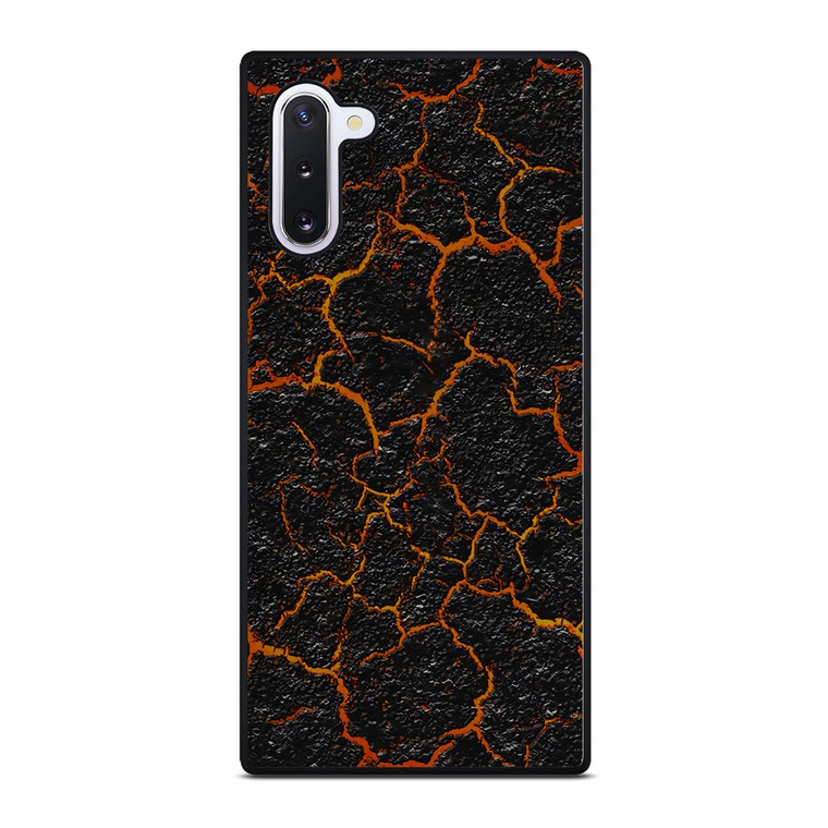 CRACKED LAVA TEXTURE Samsung Galaxy Note 10 Case Cover