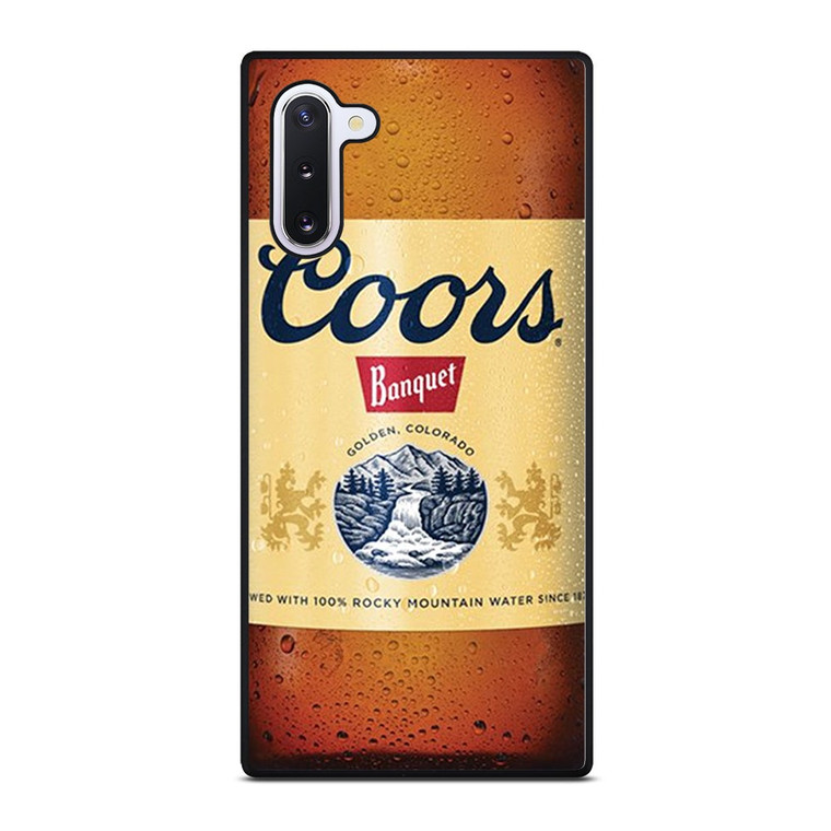 COORS BANQUET BEER BOTTLE Samsung Galaxy Note 10 Case Cover