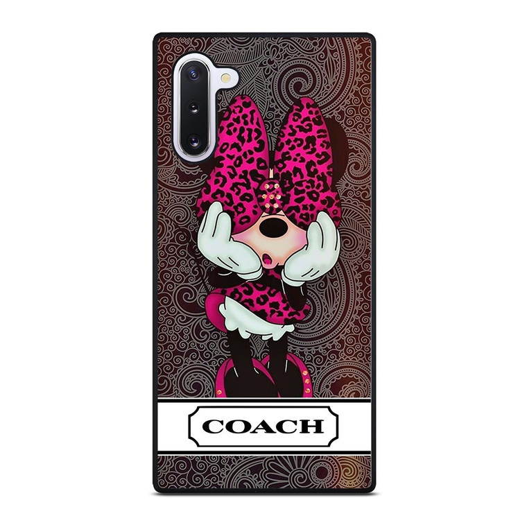 COACH NEW YORK  MINNIE MOUSE CUTE Samsung Galaxy Note 10 Case Cover