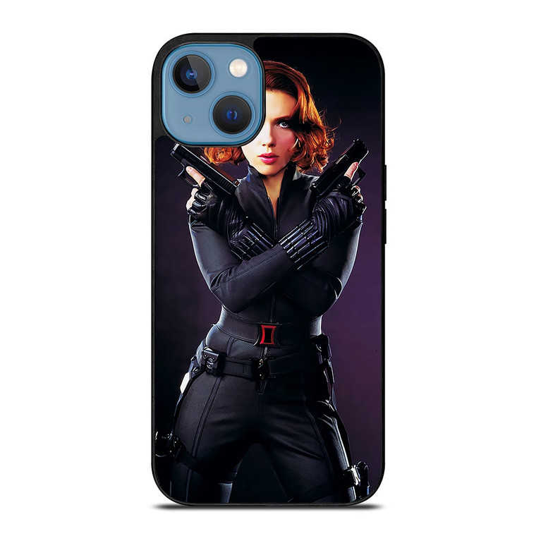 BLACK WIDOW SEXY GUN AVENGERS iPhone 13 Case Cover
