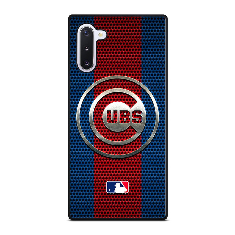 CHICAGO CUBS METAL LOGO Samsung Galaxy Note 10 Case Cover