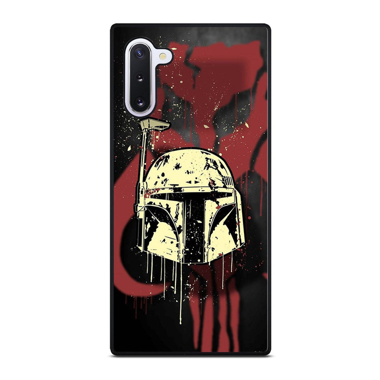 BOBA FETT HELMET STAR WARS ART Samsung Galaxy Note 10 Case Cover