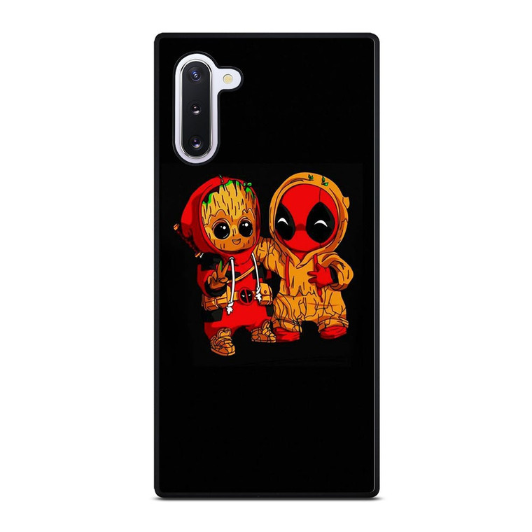 BABY DEADPOOL AND GROOOT Samsung Galaxy Note 10 Case Cover