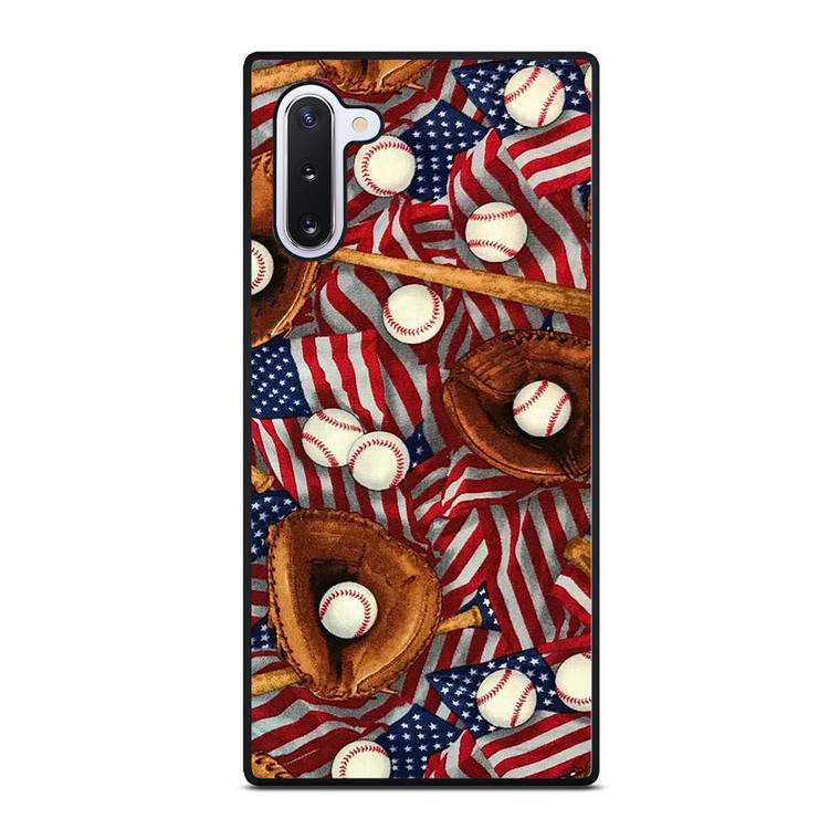AMERICAN BASEBALL ABSTRACT Samsung Galaxy Note 10 Case Cover AMERICAN BASEBALL ABSTRACT Samsung Galaxy Note 10 Case Cover