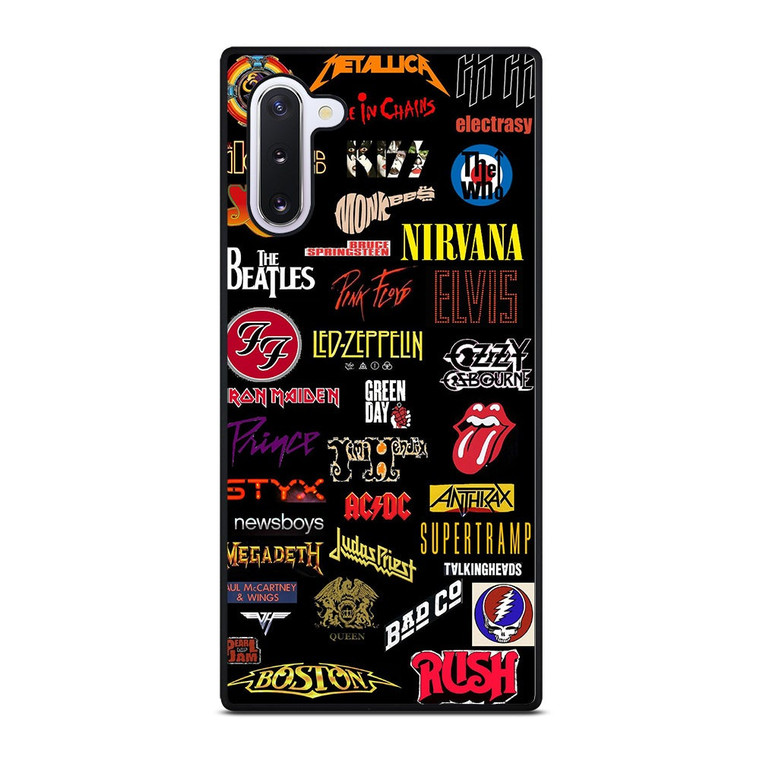 ALL CLASSIC ROCK BAND REVOLUTION LOGO Samsung Galaxy Note 10 Case Cover ALL CLASSIC ROCK BAND REVOLUTION LOGO Samsung Galaxy Note 10 Case Cover