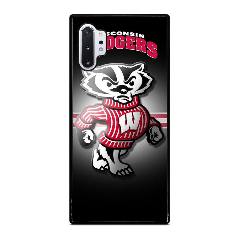 WISCONSIN BADGER FOOTBALL LOGO Samsung Galaxy Note 10 Plus Case Cover
