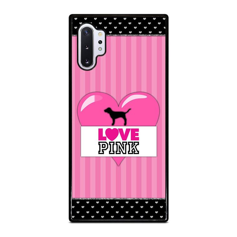 VICTORIA'S SECRET PINK LOVE Samsung Galaxy Note 10 Plus Case Cover