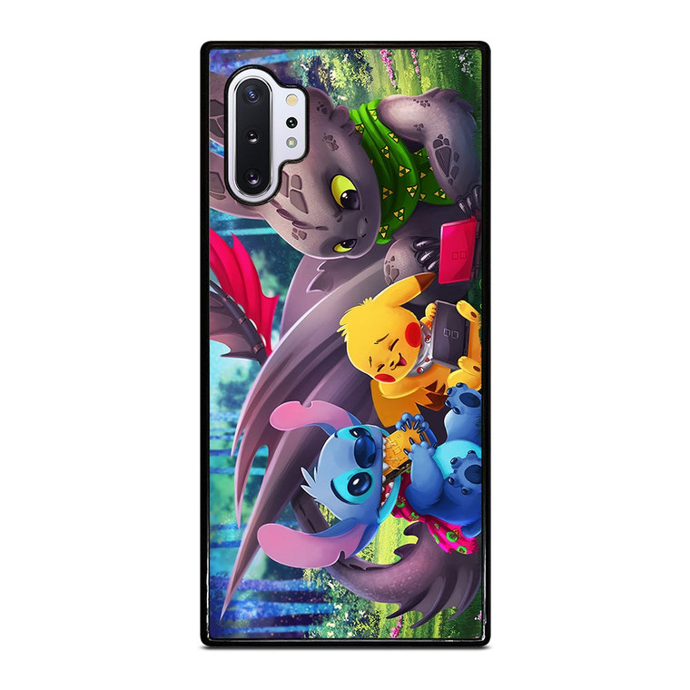 TOOTHLESS STITCH PIKACHU Samsung Galaxy Note 10 Plus Case Cover