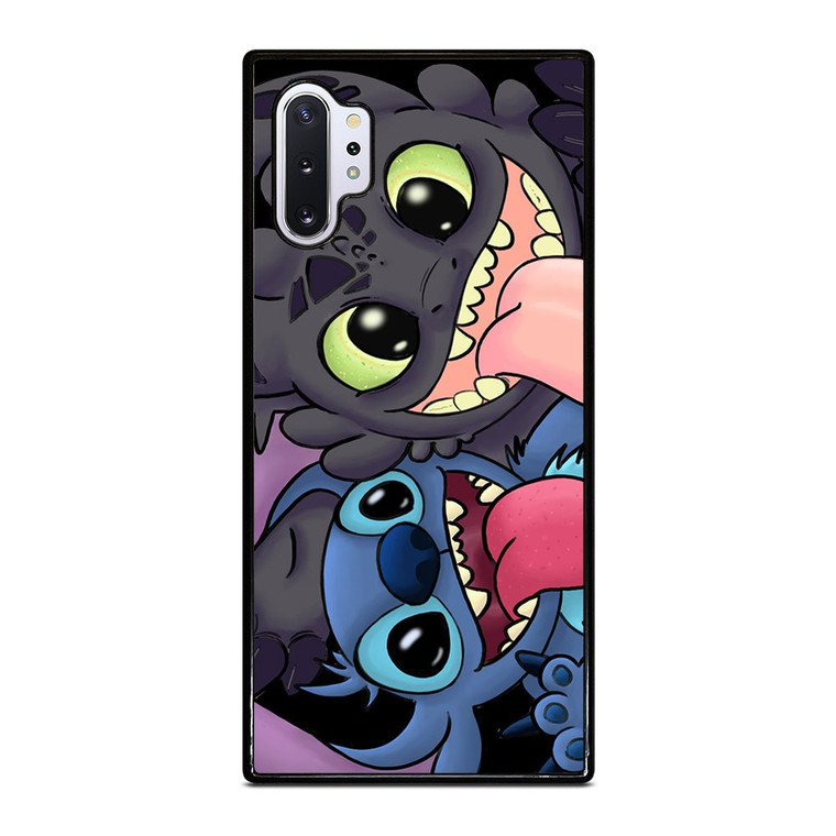 TOOTHLESS AND STITCH CARTOON Samsung Galaxy Note 10 Plus Case Cover