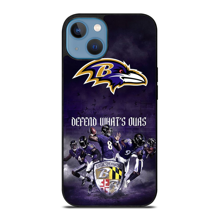 BALTIMORE RAVENS FOOTBALL TEAM iPhone 13 Case Cover