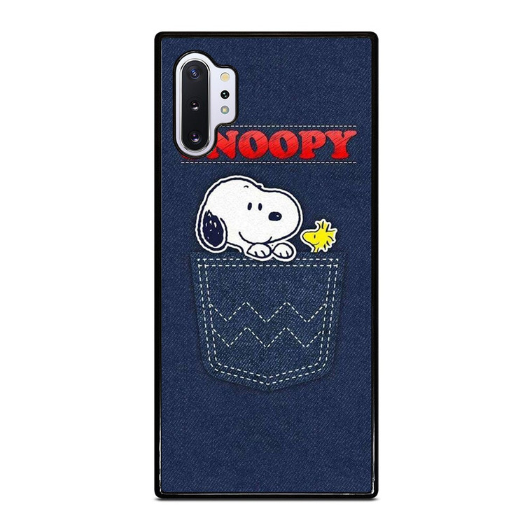 SNOOPY IN POCKET CARTOON Samsung Galaxy Note 10 Plus Case Cover