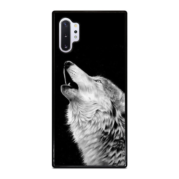 ROAR WHITE WOLF Samsung Galaxy Note 10 Plus Case Cover