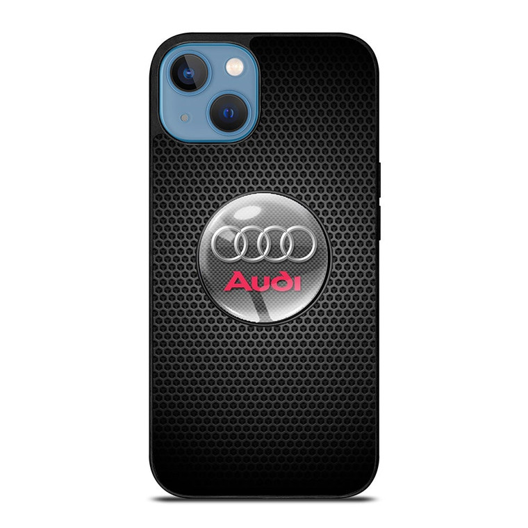 AUDI METAL LOGO iPhone 13 Case Cover