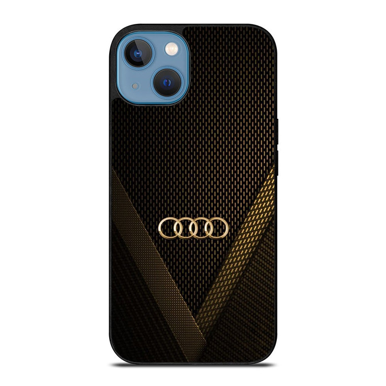 AUDI GOLD LOGO iPhone 13 Case Cover