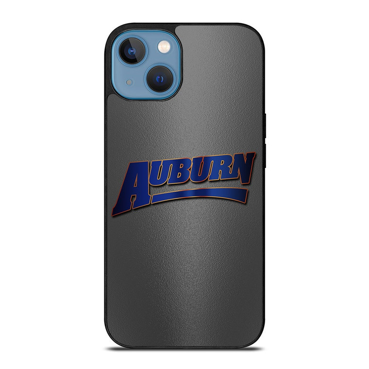 AUBURN TIGERS FOOTBALL METAL LOGO iPhone 13 Case Cover