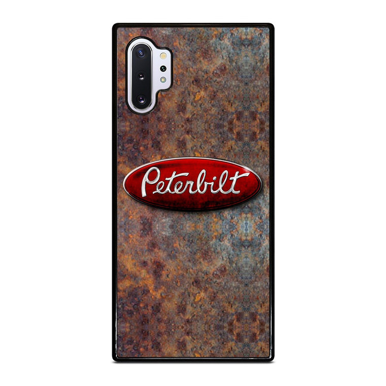 PETERBILT TRUCK RUSTY METAL LOGO Samsung Galaxy Note 10 Plus Case Cover