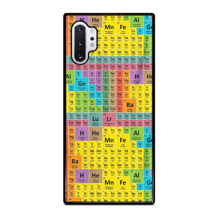 PERIODICAL TABLE SHEET Samsung Galaxy Note 10 Plus Case Cover