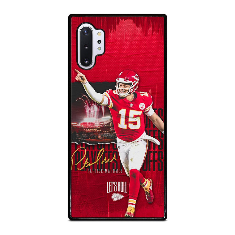 PATRICK MAHOMES KANSAS CITY CHIEFS Samsung Galaxy Note 10 Plus Case Cover