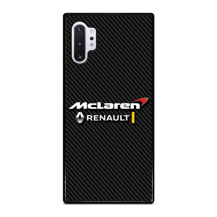 MCLAREN RENAULT LOGO CARBON. Samsung Galaxy Note 10 Plus Case Cover
