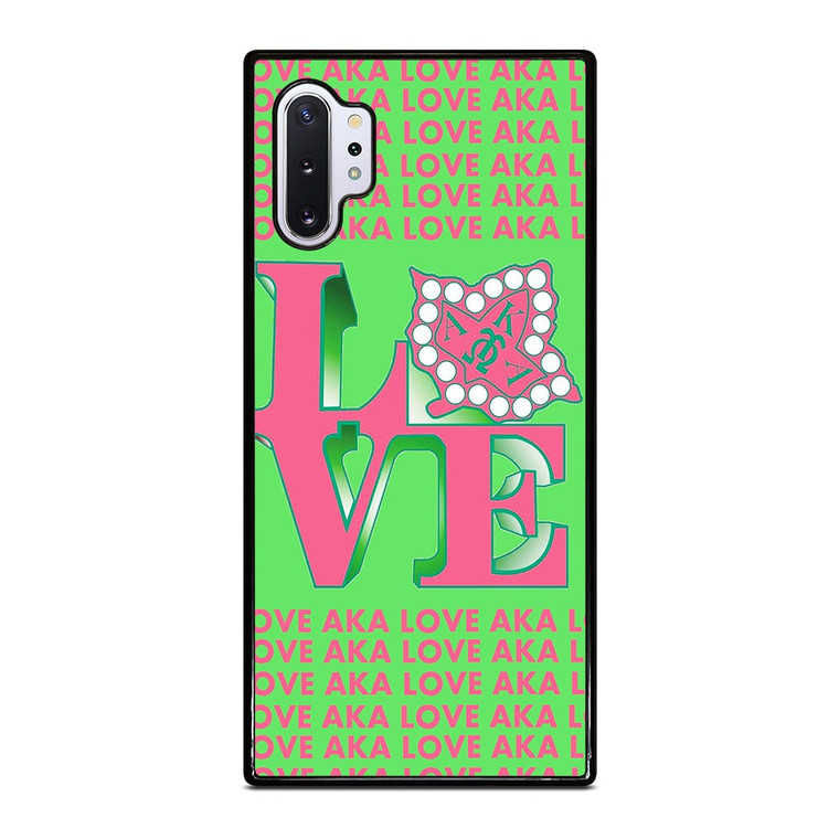 LOVE AKA PINK AND GREEN Samsung Galaxy Note 10 Plus Case Cover LOVE AKA PINK AND GREEN Samsung Galaxy Note 10 Plus Case Cover