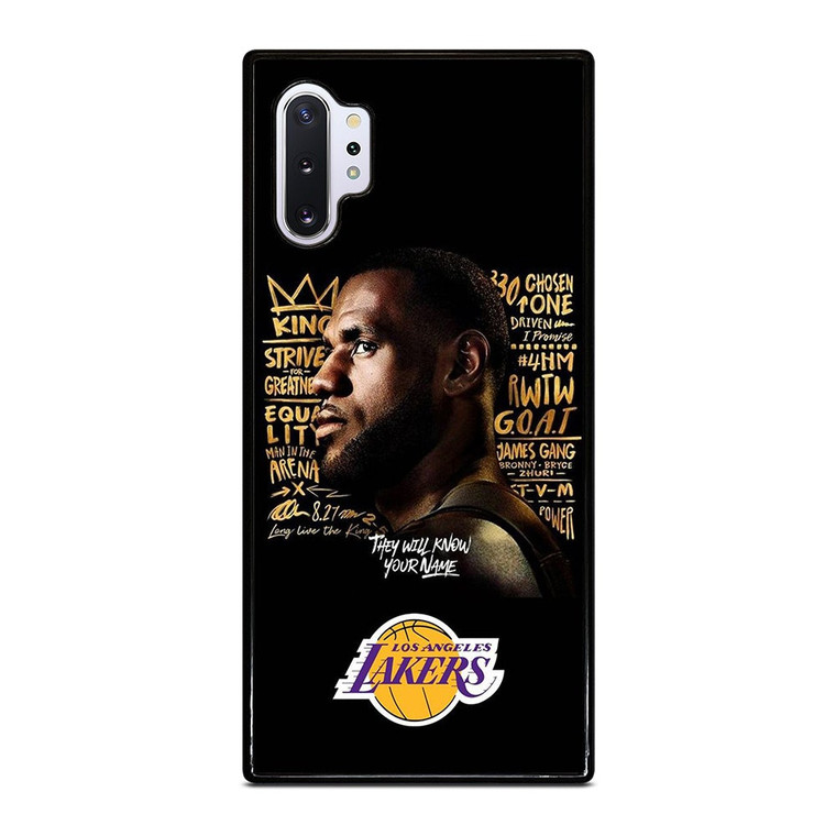 LEBRON JAMES QUOTE LA LAKERS Samsung Galaxy Note 10 Plus Case Cover