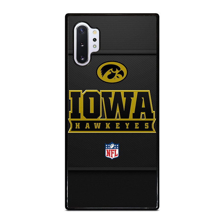 IOWA HAWKEYES CARBON LOGO Samsung Galaxy Note 10 Plus Case Cover