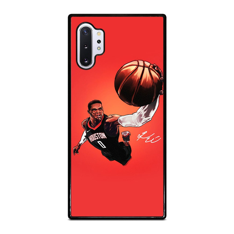 HOUSTON ROCKETS RUSSELL WESTBROOK Samsung Galaxy Note 10 Plus Case Cover