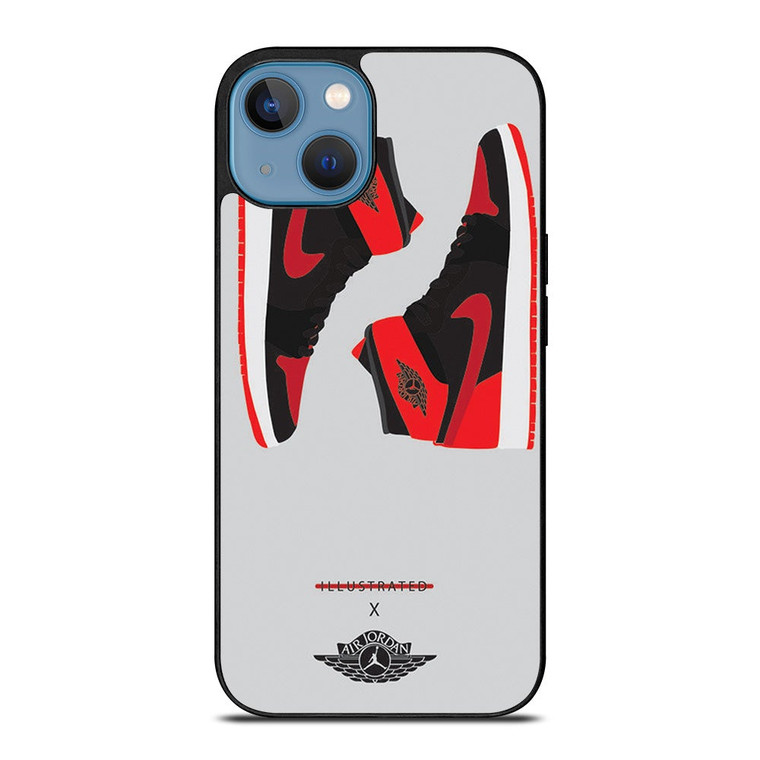 AIR JORDAN NIKE SNEAKERS SYMBOL iPhone 13 Case Cover