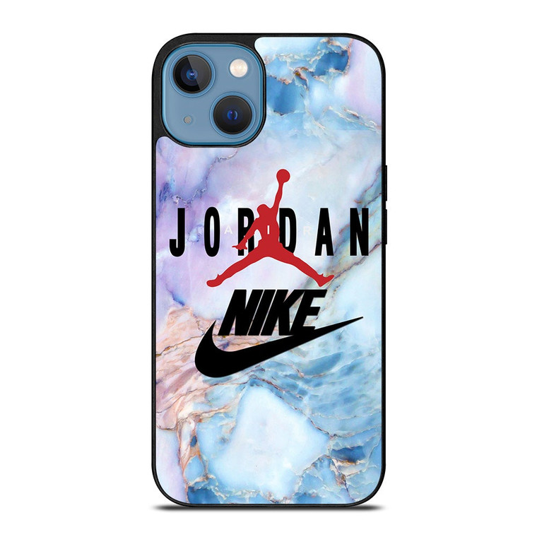 AIR JORDAN NIKE MARBLE iPhone 13 Case Cover