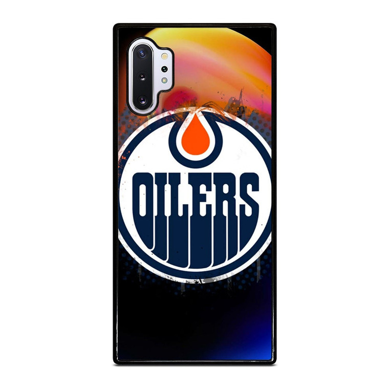 EDMONTON OILERS FIRE LOGO Samsung Galaxy Note 10 Plus Case Cover EDMONTON OILERS FIRE LOGO Samsung Galaxy Note 10 Plus Case Cover