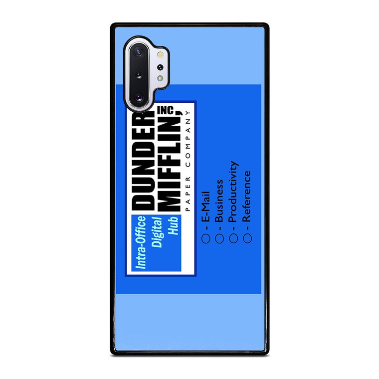 DUNDER MIFFLIN INTRA OFFICE DIGITAL HUB LOGO Samsung Galaxy Note 10 Plus Case Cover