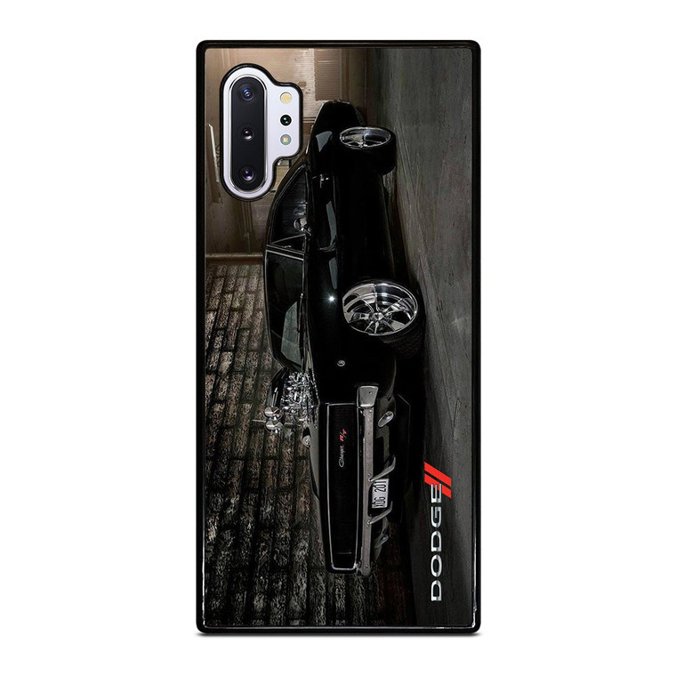 DODGE CHARGER BLACK CAR Samsung Galaxy Note 10 Plus Case Cover