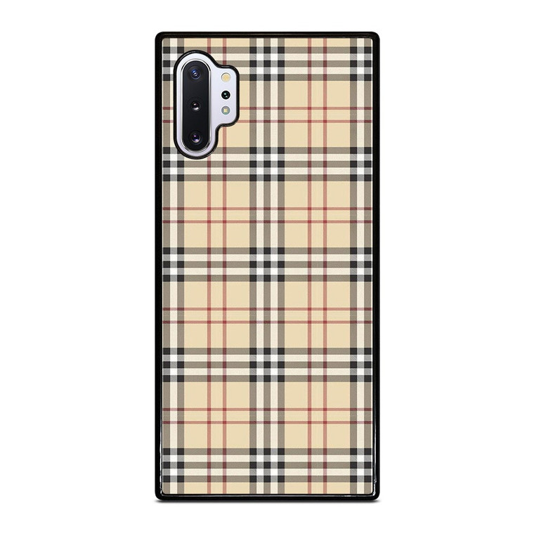 CREAM TARTAN PATTERN Samsung Galaxy Note 10 Plus Case Cover
